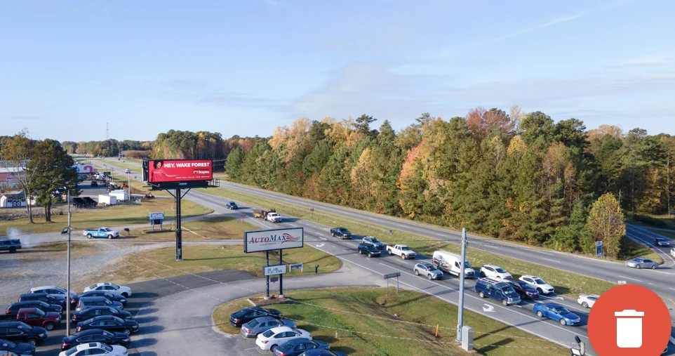 Youngsville Wake Forest NC Billboard