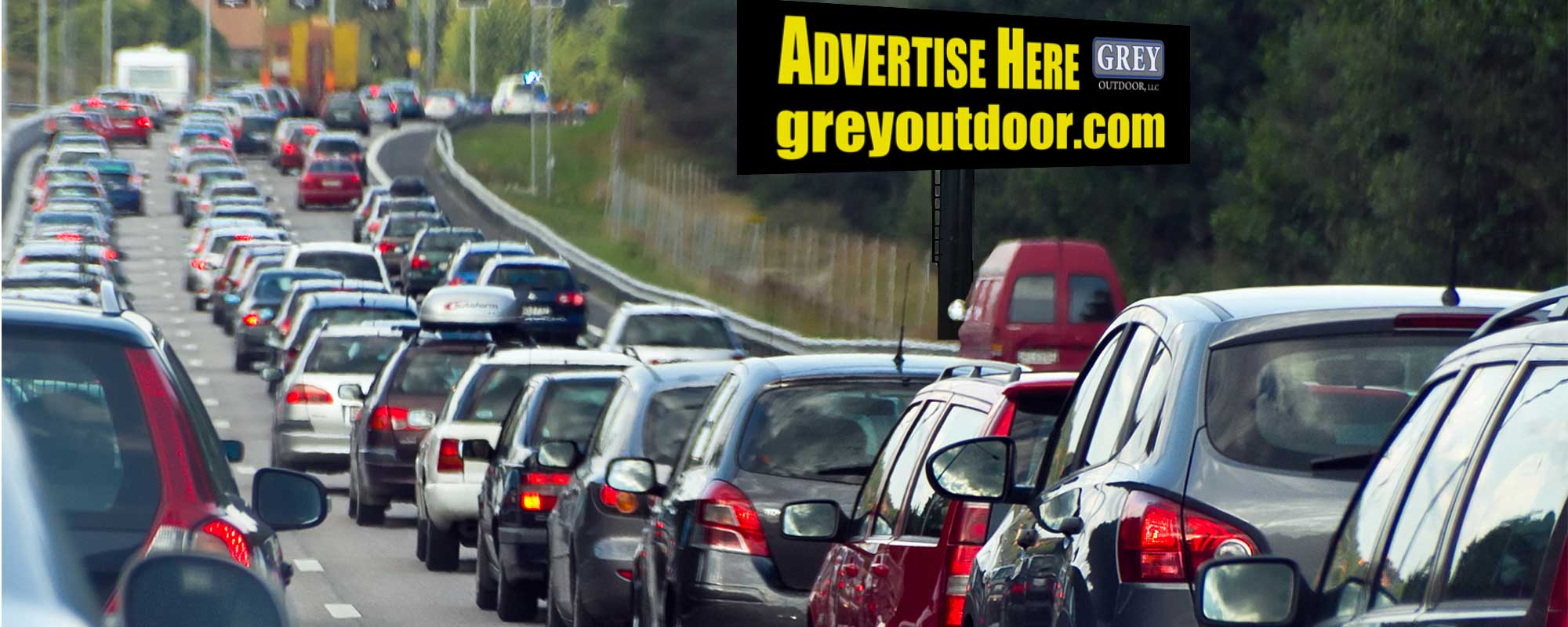 Grey Outdoor Billboards