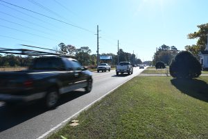 Amazing left-hand read going toward Southport NC from Supply NC.