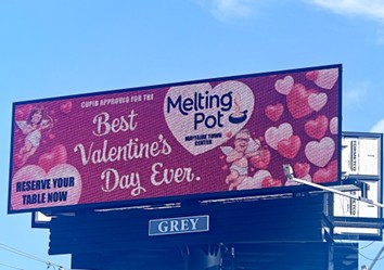 Melting Pot Restaurant Billboard
